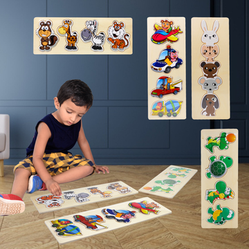 Lift and Match Educational Puzzle Toy for Kids